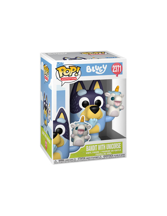 Bluey - Bandit with Unicorse Pop