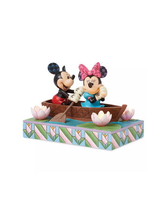 Disney Traditions - Mickey & Minnie "Row-mance is in the Air" Statue