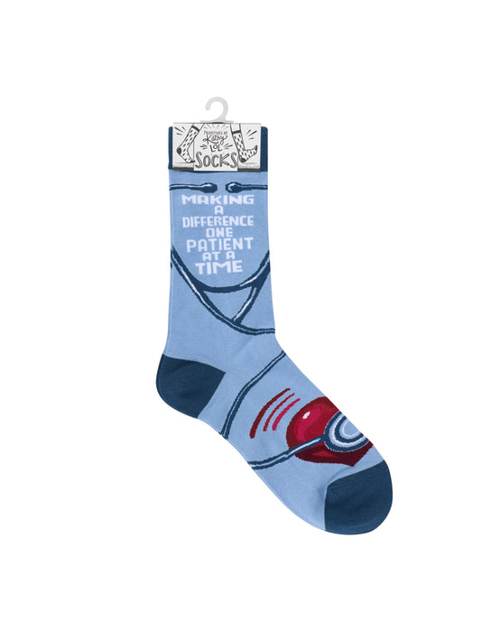 Primitives by Kathy - « Making A Difference One Patient At A Time » chausettes unisexe
