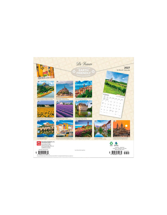 La France - Calendrier 2027 (Bilingue)