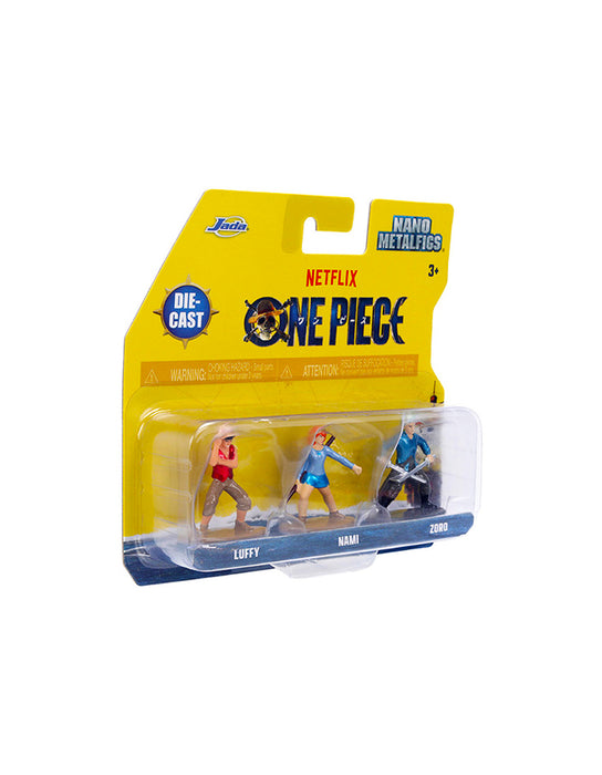 One Piece - Die-cast de Luffy, Nami et Zoro (Live Action)