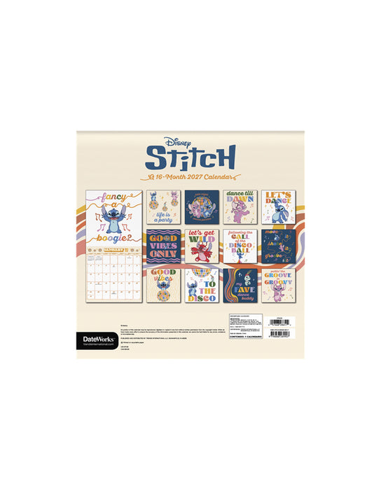 Lilo & Stitch - Calendrier 2026-27 (Anglais)