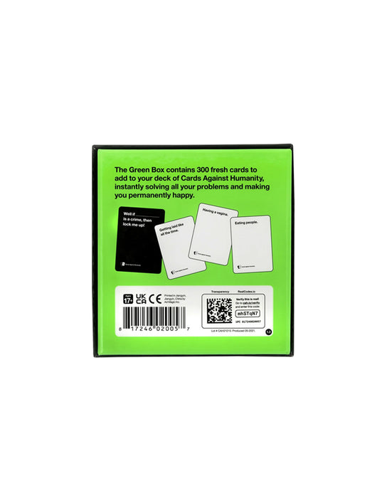 Cards Against Humanity - Green Box (Extension de 300 cartes)