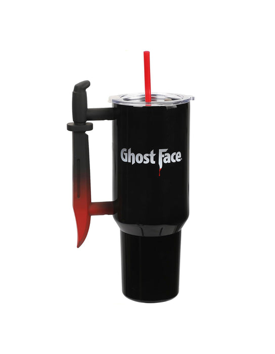 Ghost Face - Stainless Steel Dagger with Straw Cup  