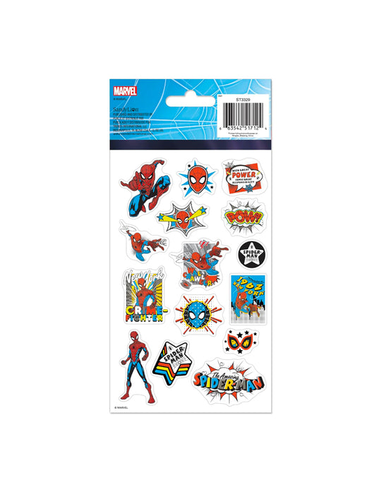 Spider-Man - Lot de 4 feuilles d'autocollants