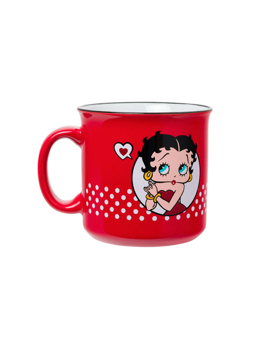 Betty Boop - Camper Mug (Polka Dot Pattern)