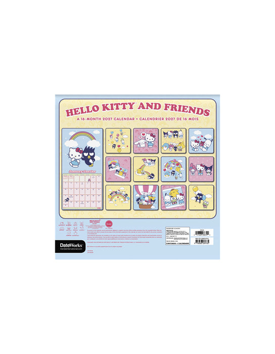 Hello Kitty and Friends - Calendrier 2026-27 (Bilingue)