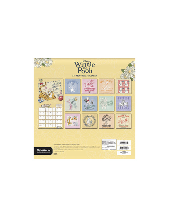 Winnie L'ourson - Calendrier 2026-27 (Anglais)