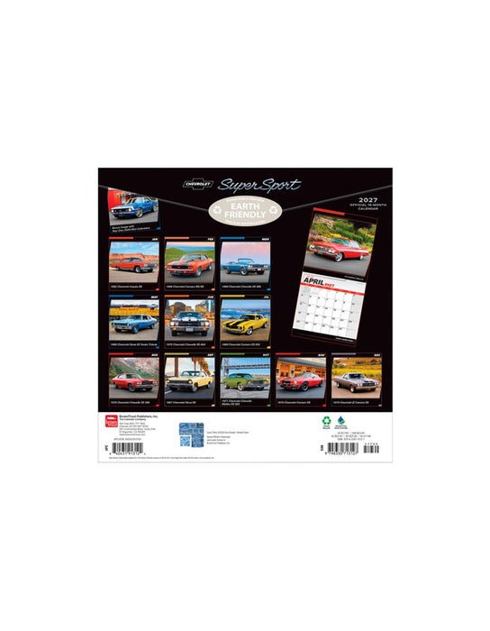 Chevy Super Sport - Calendrier 2027 (Anglais)