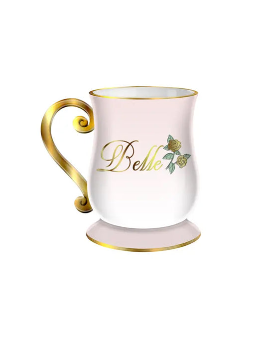 Beauty and the Beast - Belle Mug With Roses (Gold Foil)