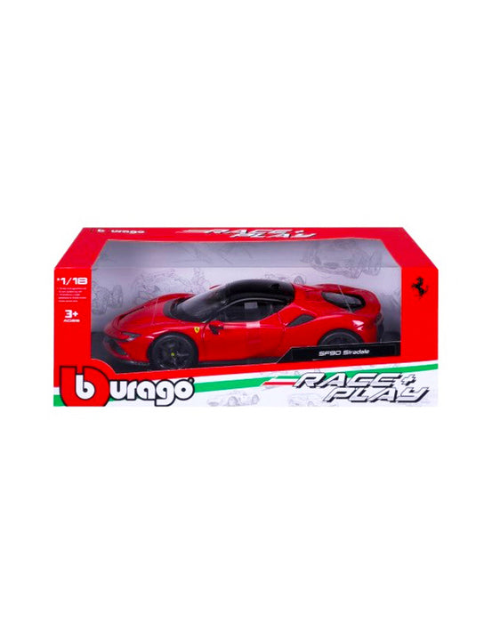 Bburago - Ferrari SF90 Stradale 1:18 (Race + Play)
