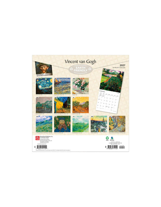 Vincent van Gogh - Calendrier 2027 (Anglais)