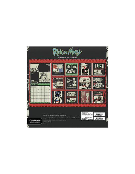 Rick and Morty - 2026-27 Calendar (English)