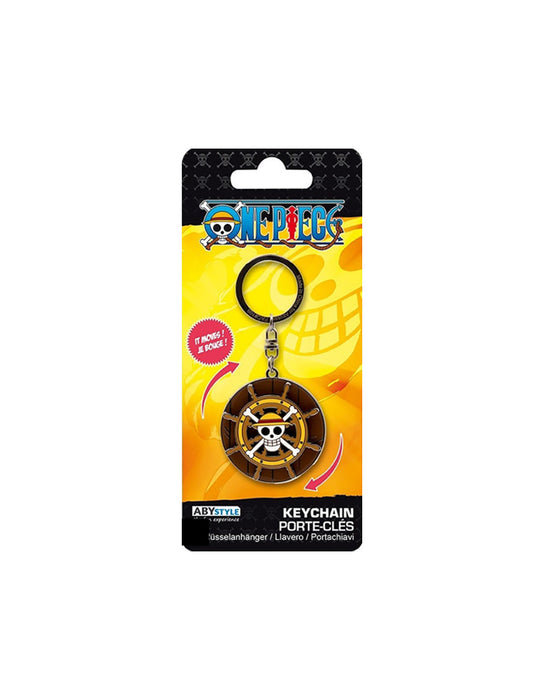One Piece - Porte-clé métal de Thousand Sunny (Avec de movement)