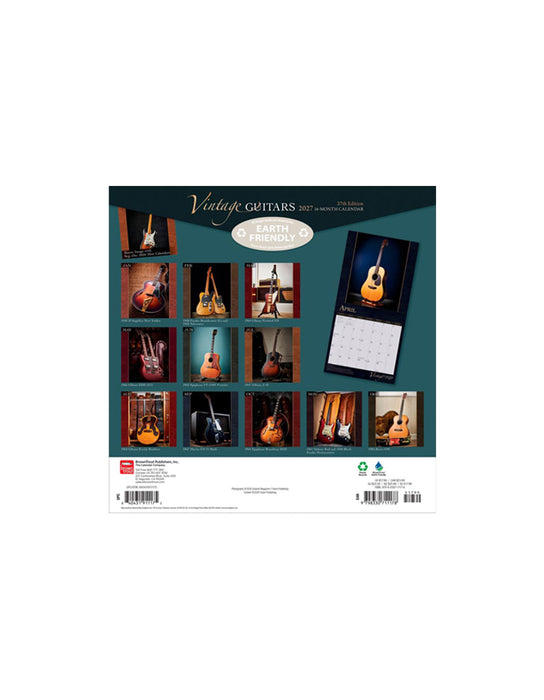 Vintage Guitars - Calendrier 2027 (Anglais)