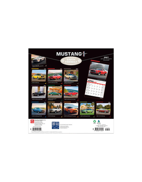 Ford Mustang - Calendrier 2027 (Anglais)