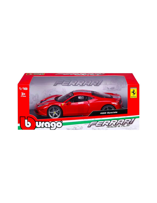 Bburago - Ferrari 458 Speciale 1:18 (Race + Play)