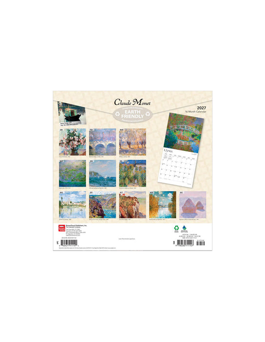 Claude Monet - 2027 Calendar (English)