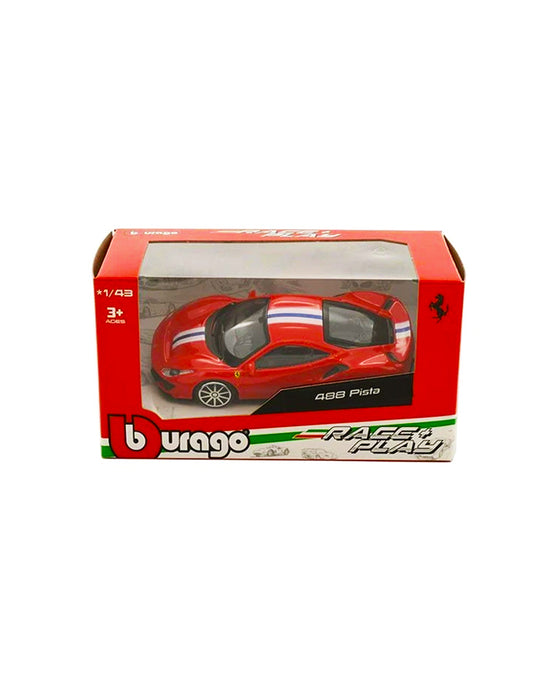 Bburago - Ferrari 488 Pista 1:43 (Race + Play)