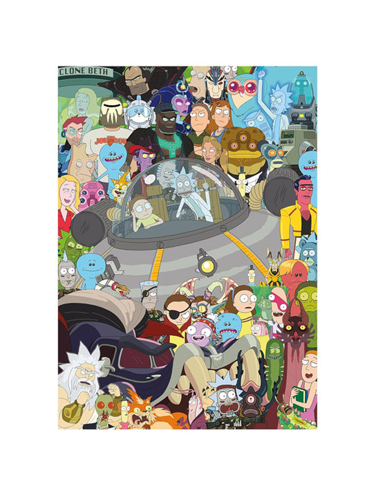Casse-tête de Rick and Morty (1000 pièces)
