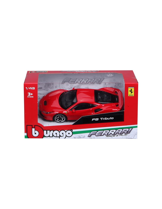Bburago - Ferrari F8 Tributo 1:43 (Race + Play)
