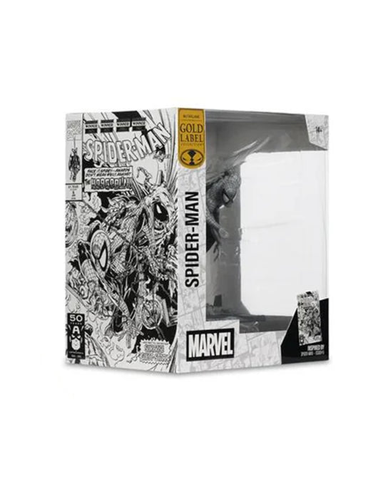 Marvel - Figurine de Spiderman noir & blanc (Label d'Or)