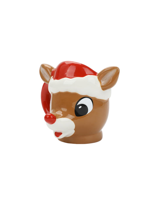 Rudolph le renne au nez rouge - Tasse visage de Rudolph