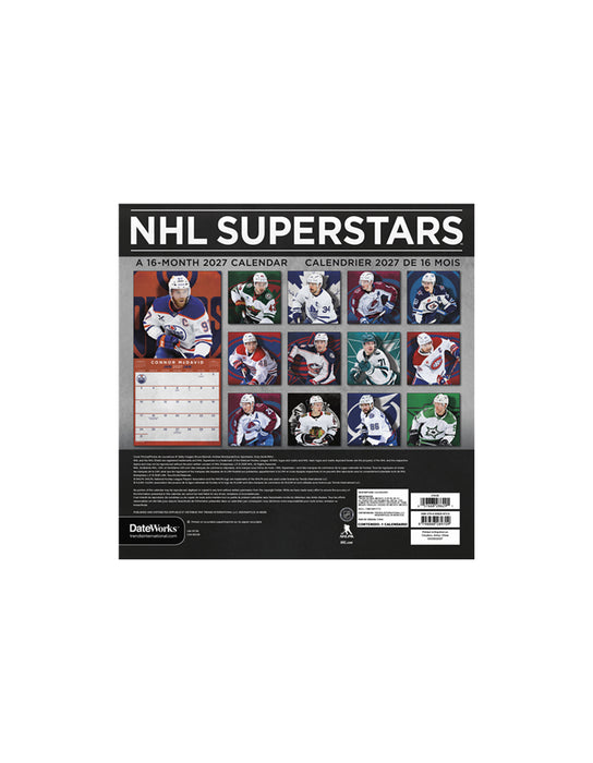 NHL - Calendrier de Superstars 2026-27 (Bilingue)