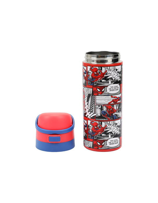 Marvel - Bouteille d'eau couvercle rabattable de Spiderman