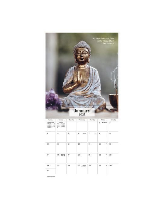 ART - Calendrier Zen 2026-27 (Bilingue)