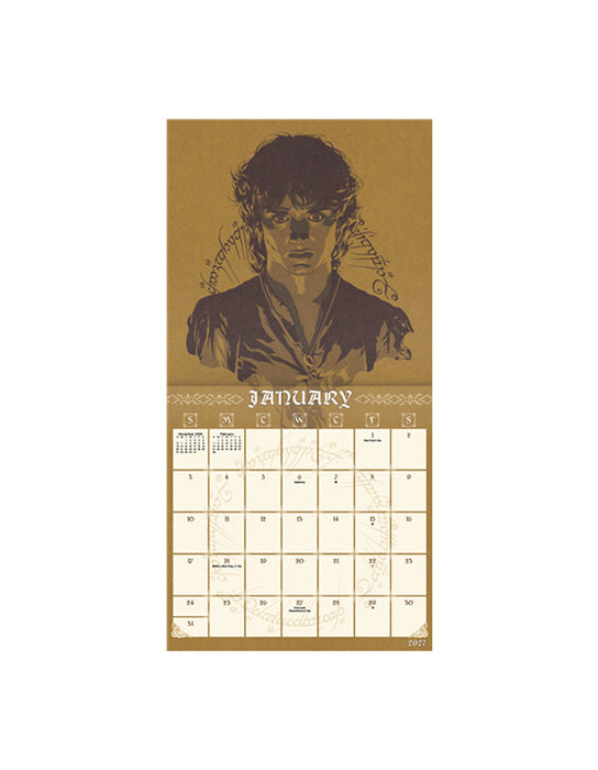 Le Seigneur des Anneaux - Calendrier 2026-27 (Anglais)