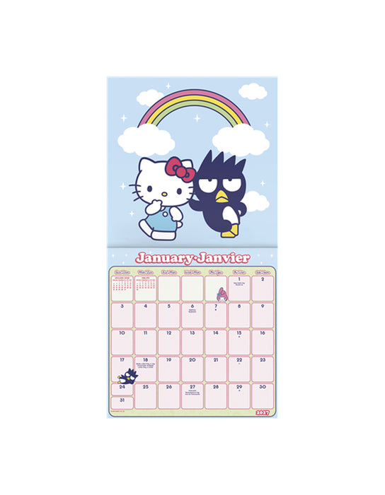 Hello Kitty and Friends - Calendrier 2026-27 (Bilingue)