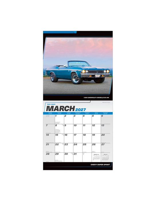 Chevy Super Sport - Calendrier 2027 (Anglais)