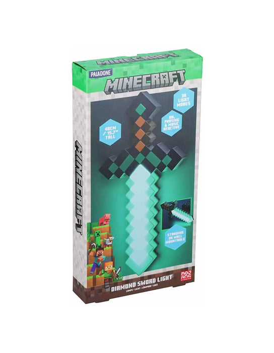 Minecraft - Lampe épée diamant