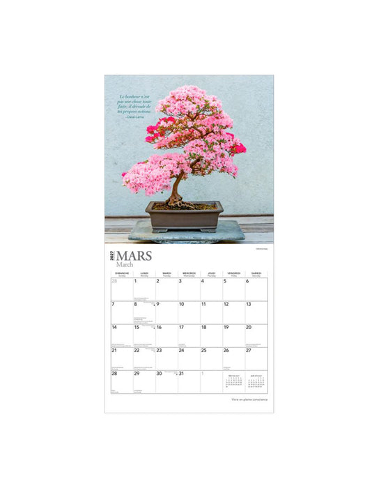 Vivre en pleine conscience - Calendrier 2027 (Français)
