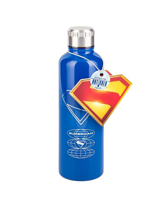 Superman - Bouteille d'eau métal théâtrale
