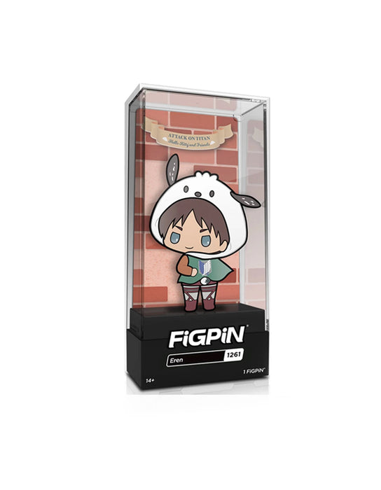 Attack On Titan X Hello Kitty And Friends - Eren Yeagar FiGPiN (1261)