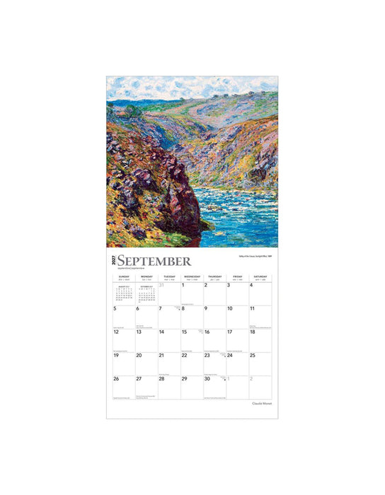 Claude Monet - 2027 Calendar (English)