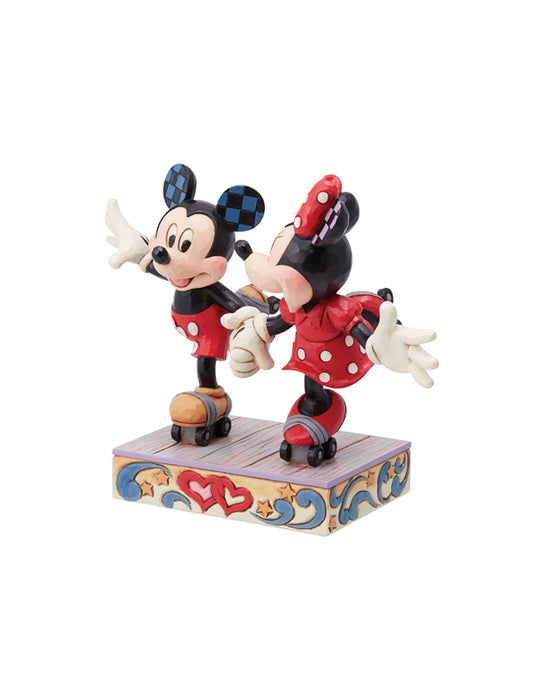 Disney Traditions - Mickey & Minnie "A Sweet Skate" Statue