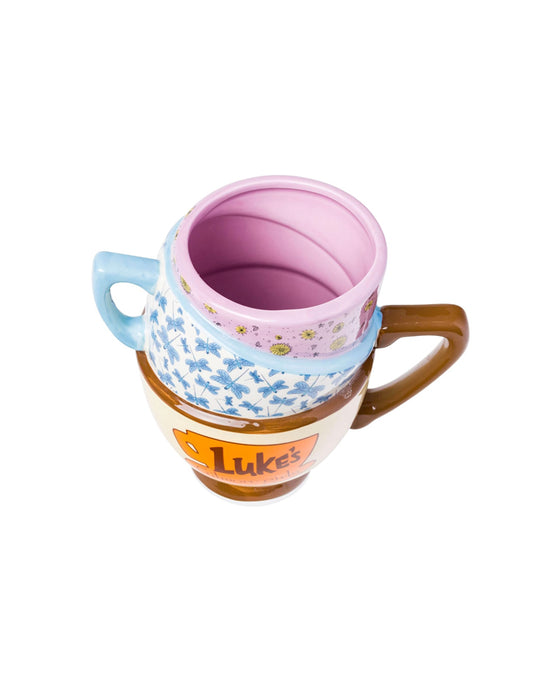 Gilmore Girls - Sculpted 3D Mug "Stacked Teacups"