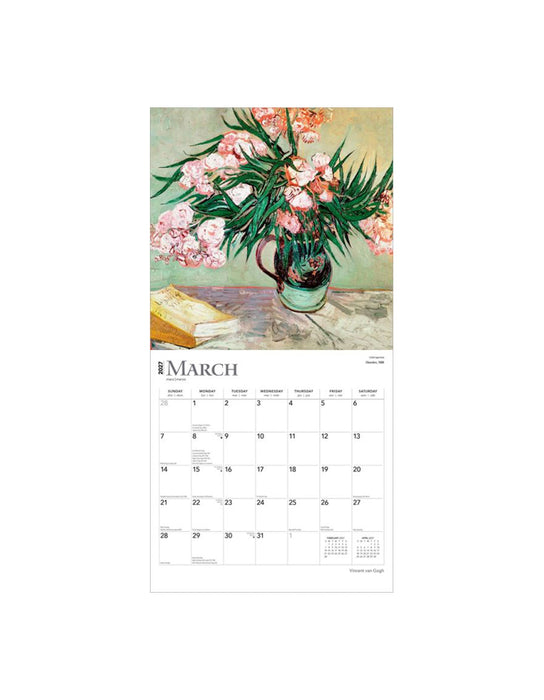 Vincent van Gogh - Calendrier 2027 (Anglais)