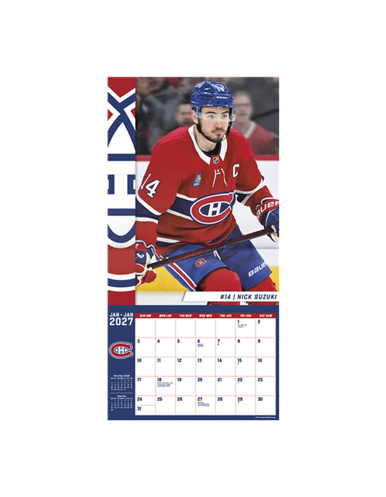 NHL - Calendrier de Montréal Canadiens 2026-27 (Bilingue)
