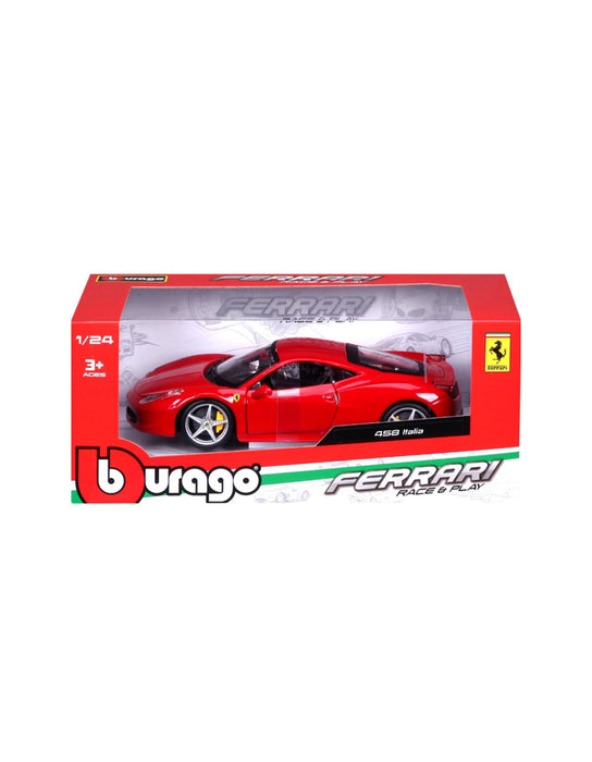 Bburago - Ferrari 458 Italia 1:24 (Race + Play)