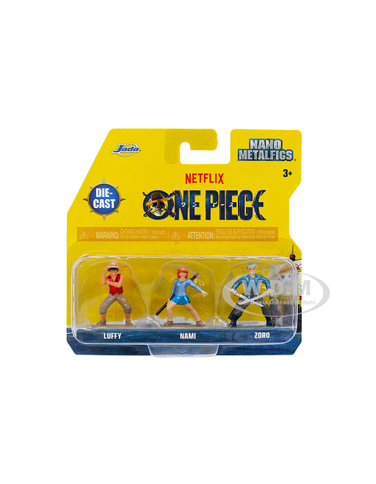 One Piece - Die-cast de Luffy, Nami et Zoro (Live Action)