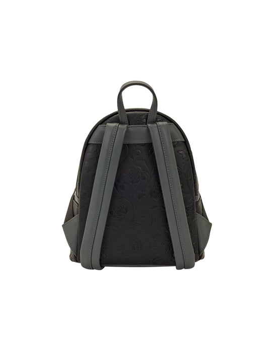 Loungefly - Wednesday Addams Backpack with Black Roses