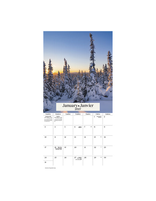 ART - Calendrier Québec 2026-27 (Bilingue)