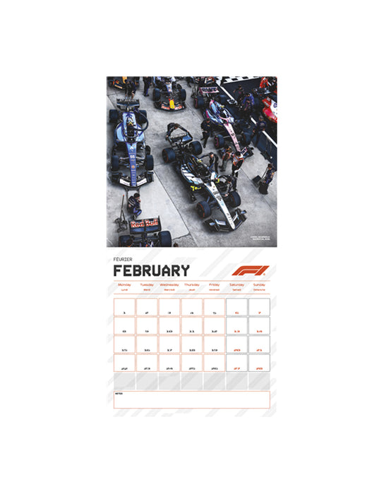 F1 - Calendrier 2026-27 (Anglais)