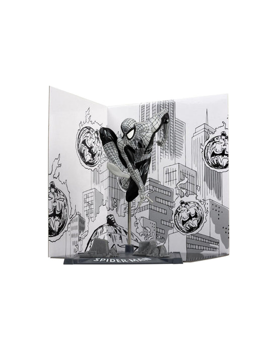 Marvel - Figurine de Spiderman noir & blanc (Label d'Or)