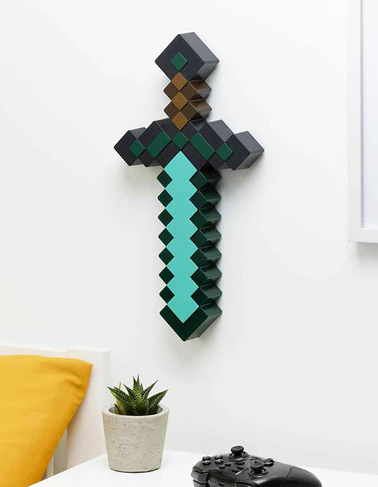 Minecraft - Lampe épée diamant