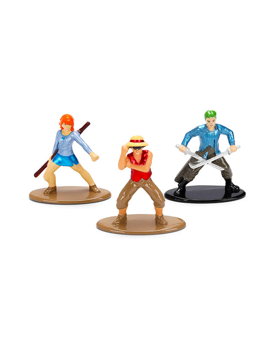 One Piece - Die-cast de Luffy, Nami et Zoro (Live Action)